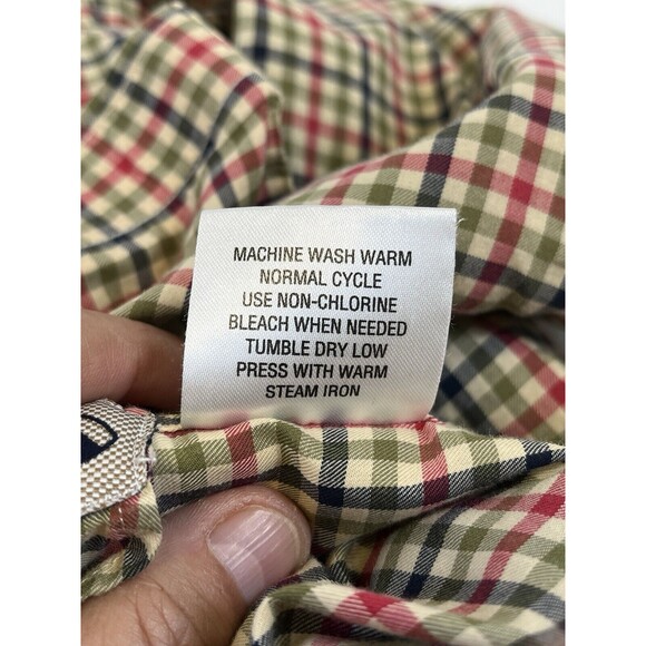 Daniel Cremieux Shirt Mens Large Signature Collection Button‎ Plaid Long Sleeve - Picture 6 of 11